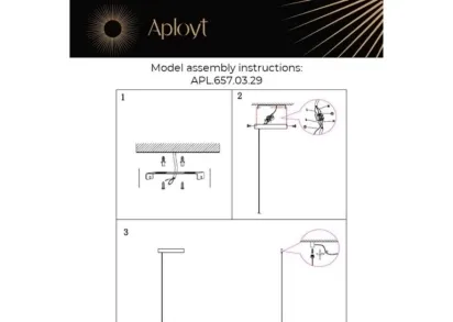 Подвесной светодиодный светильник Aployt Meri APL.657.03.29