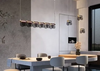 Подвесной светодиодный светильник Maytoni Fluffy MOD319PL-L30B3K