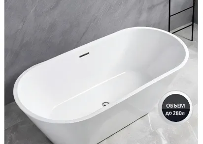 Акриловая ванна Ceruttispa Resia170II 170x75 СТ10519 без гидромассажа