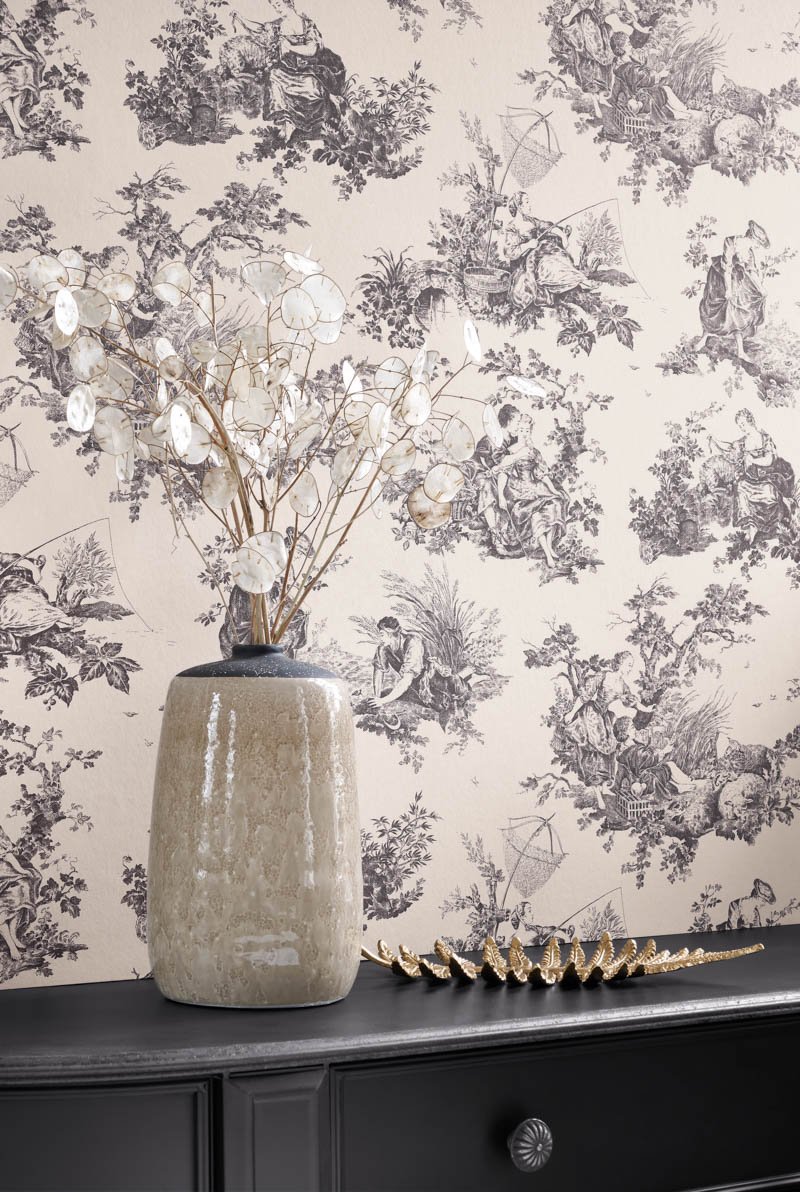 Обои Casadeco Les Belles Toiles de Jouy 87919103